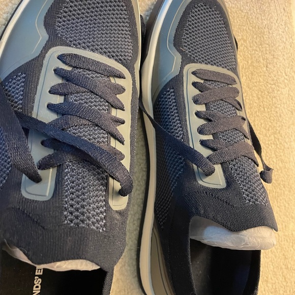 Men's Navy Sneakers - Picture 2 of 3